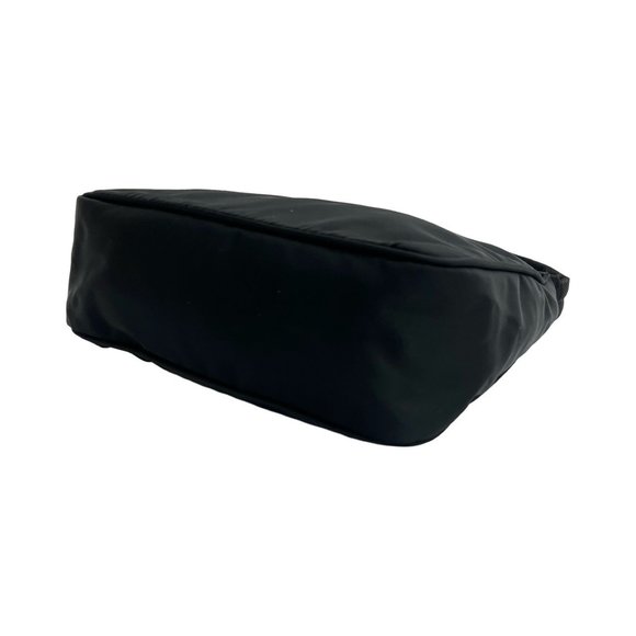 PRADA Prada Triangle Logo Plate Tessuto Nylon Handbag, Mini Tote Bag, One-Sho... - Picture 8 of 9